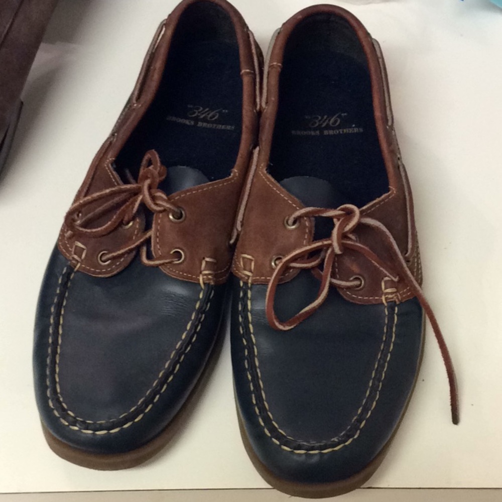Rooks Brothers two tone boat shoes
